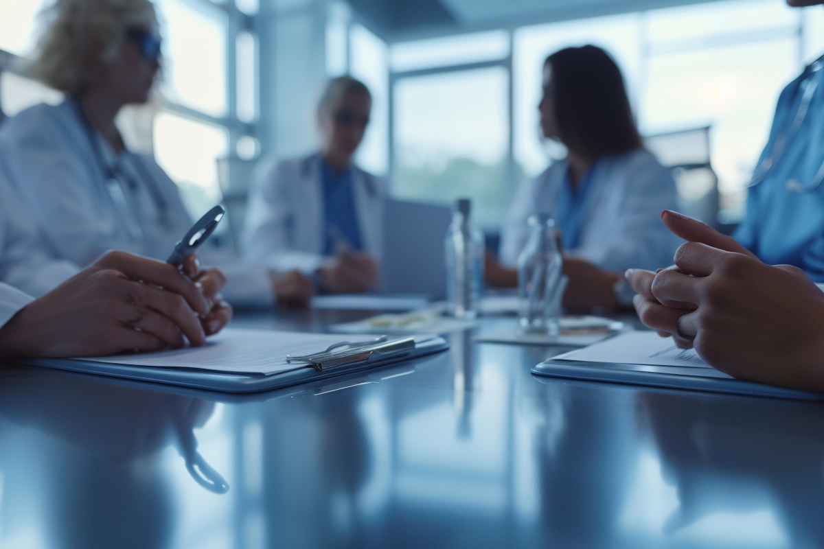 Doctors on a meeting.