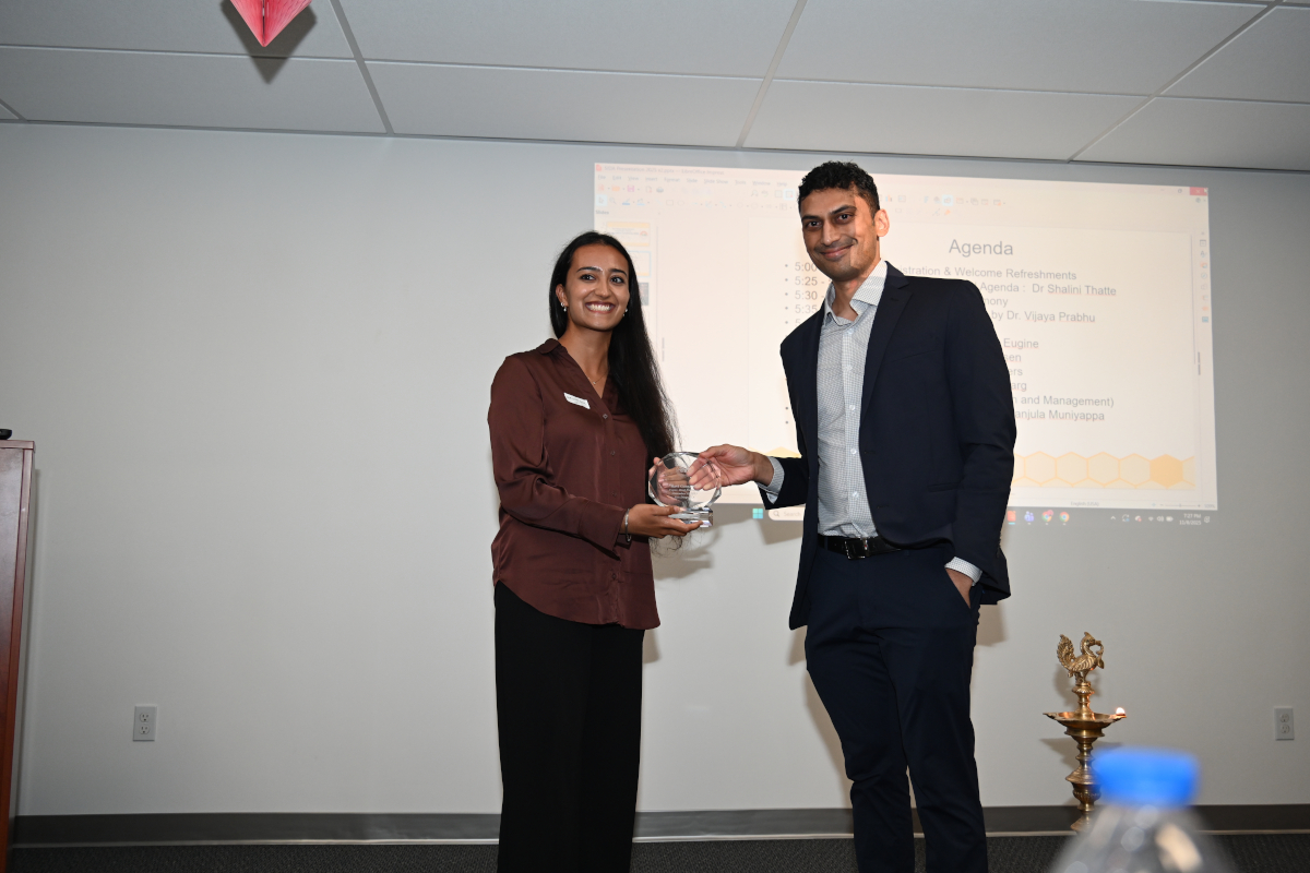 Dr. Garg speaking at San Diego Indian Dental Association